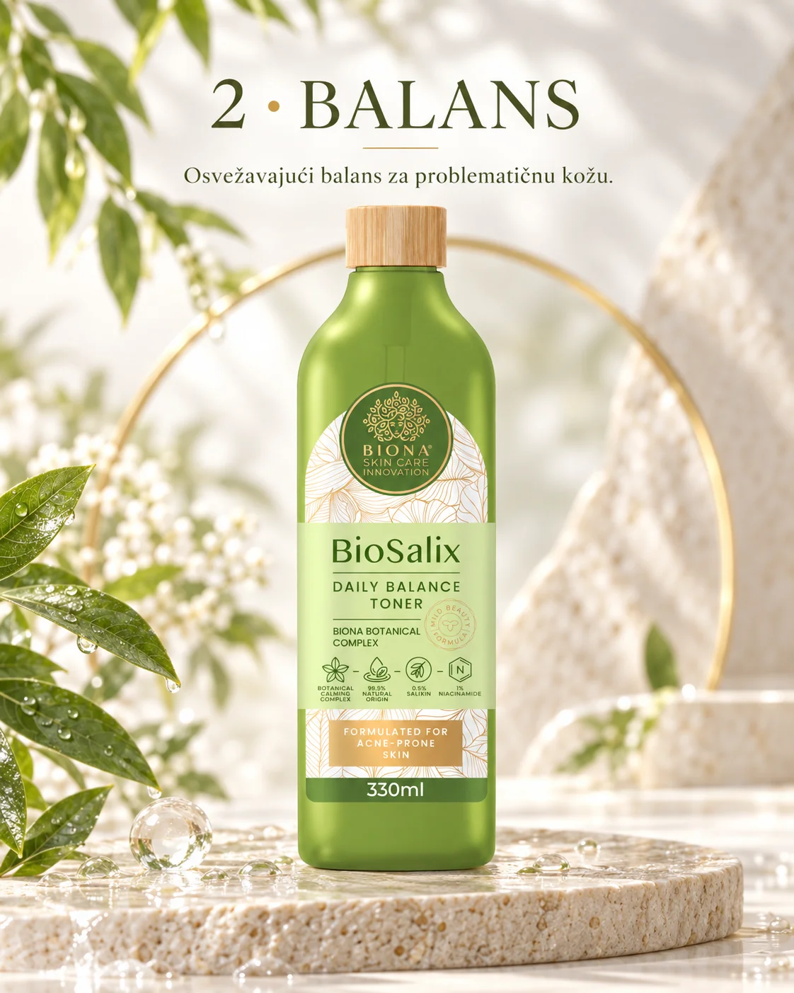 BioSalix Daily Balance tonik za bubuljice mitisere i pore
