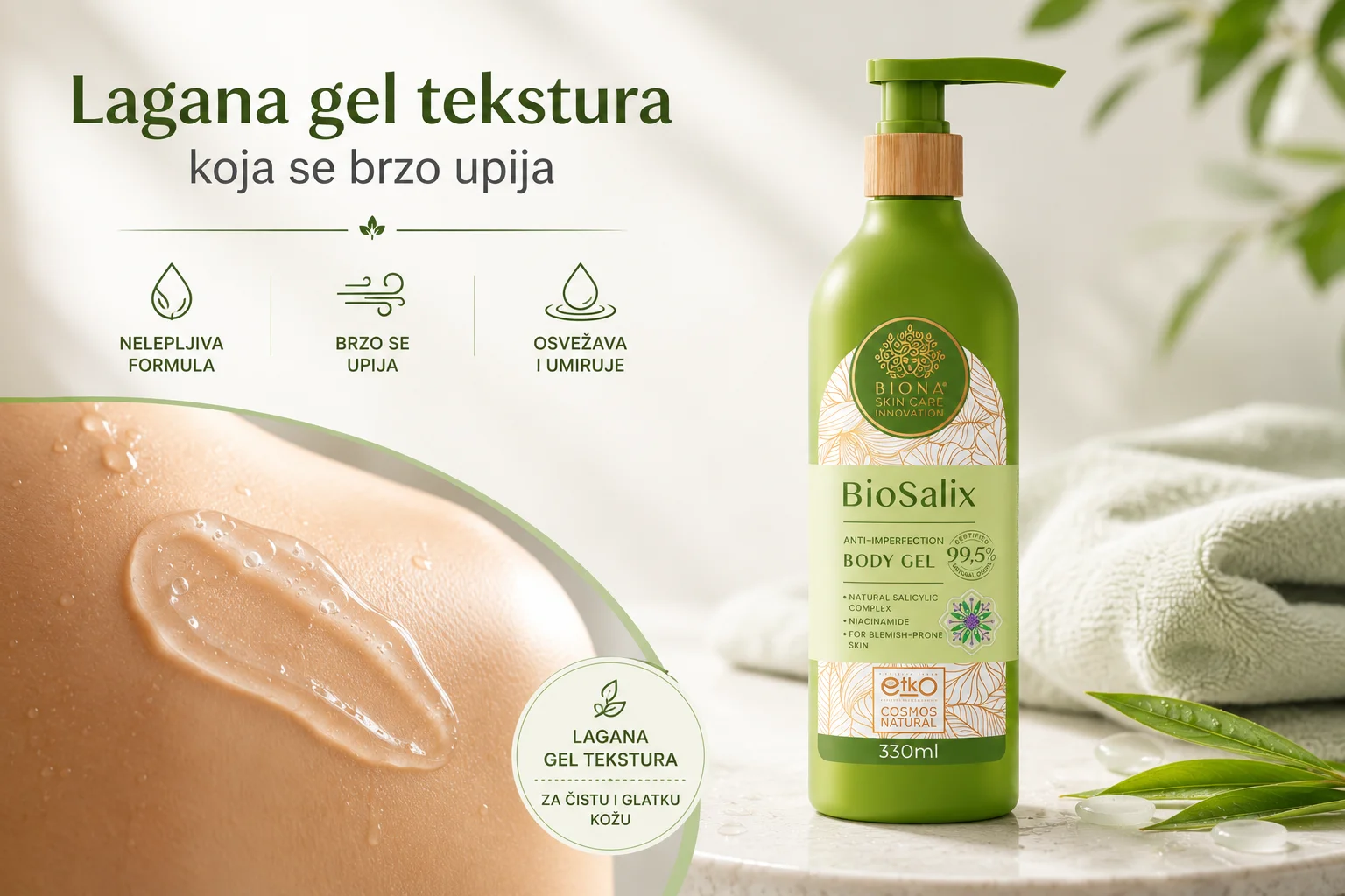 Tekstura BioSalix Body gel