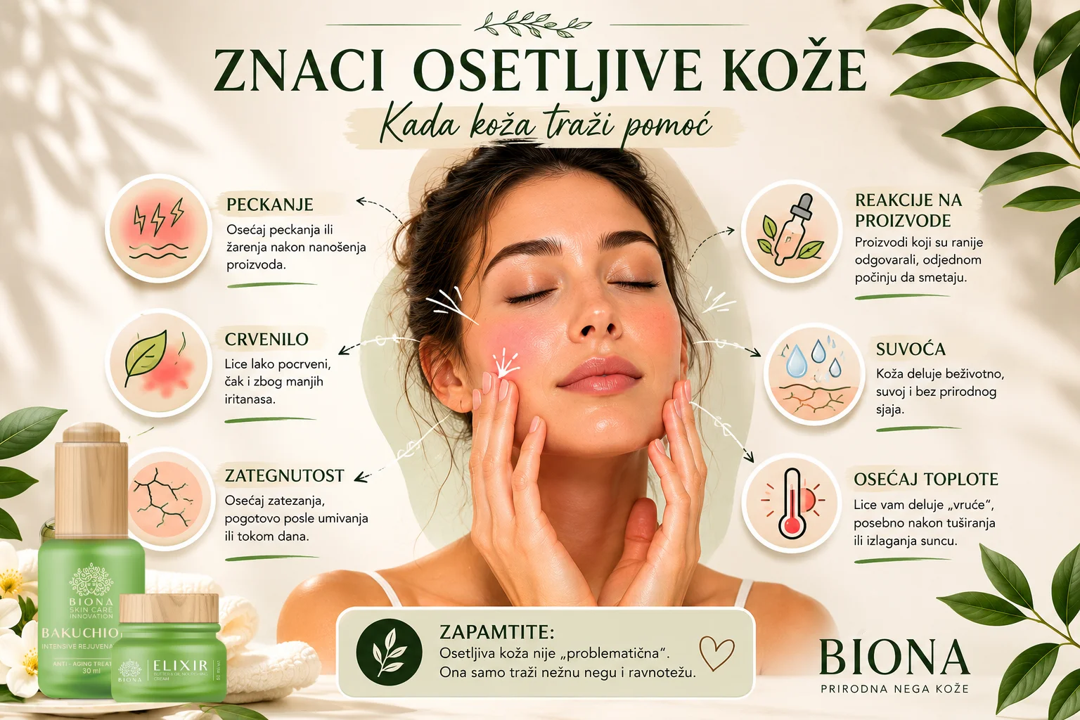 Znaci osetljive kože