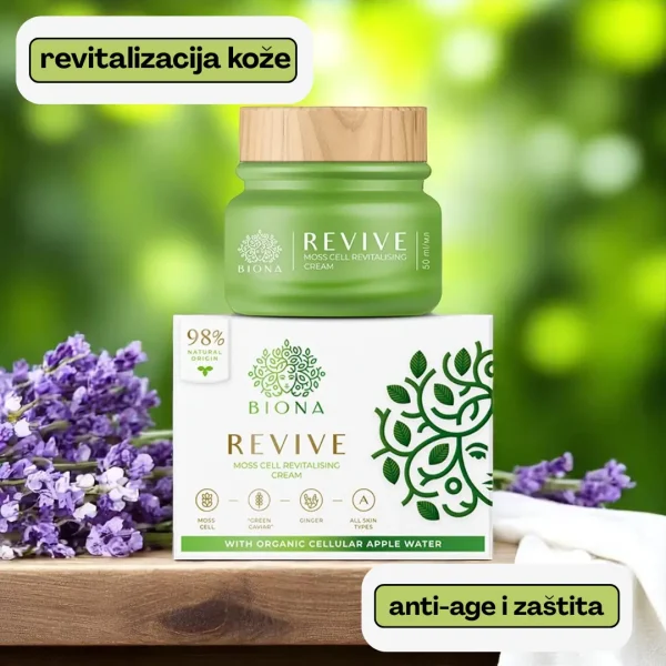 Biona - Revive revitalizujuća krema sa matičnim ćelija mahovine 50ml